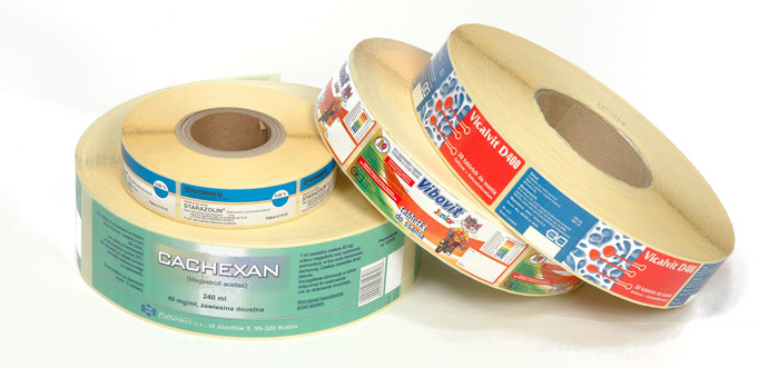 SELF-ADHESIVE LABELS IN THE FORM OF SHEETS, ROLLS AND LISTING PAPER